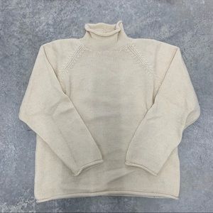 Vintage Style J Crew Wool Turtleneck Sweater